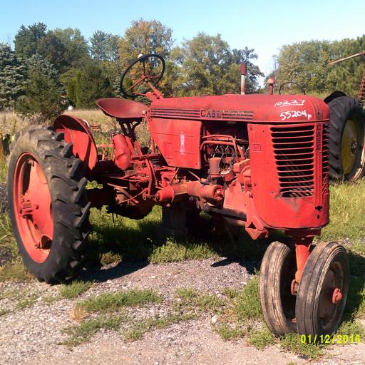 *LATE*--CASE--VAC--TRACTOR WITH EAGLE HITCH (NOT STUCK) PROJECT - Image #1