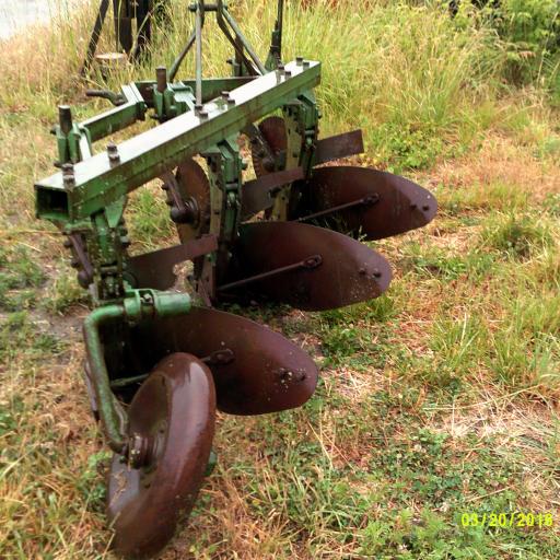 JD  --3 PT (CAT#2)---3X16 FULLY MOUNTED PLOW (FACTORY 3X)--*HEAVY DUTY* - Image #3
